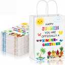 Crtiin 24 Pcs End of Year Gifts Bags for Kindergartener, Summer Party Favor Bags Bulk with Handles, Last Day of School Goodies Bag, Class Present Bag for School's Out Classroom Favor Student Classmate