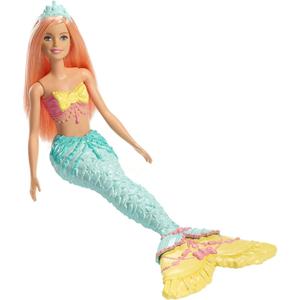 Barbie Dreamtopia Mermaid Doll, Coral Hair