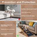 Dog Ramp for Bed, Non-Slip Pet Ramp with Adjustable Heights, Portable Foldable Dog Ramps for Cars, SUVs, Beds - Anti-Slip Traction Surface, Lightweight & Easy Storage