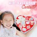 2 x Holographic Heart Stickers, Red Pink Heart Vinyl, Kids Cards Scrapbooking Decor, Valentines Gifts Party Favors, Waterproof Romantic Stickers