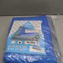 RAINDEWAY Tarps - 20x30 Feet, 5.5 Mil Thick, Multipurpose Waterproof Poly Tarp Cover with Metal Grommets and Reinforced Edges, Silver/Blue Large Tarp