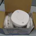 Smoke Detector Carbon Monoxide Detector Combo 10 Year Battery 2 in 1 Smoke Detector, LED Warning Light Indicators, White, 4 Pack