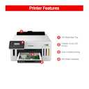 Canon MegaTank GX5120 Wireless Single Function Printer, Print Only for Small Office with Auto 2-Sided Printing, White