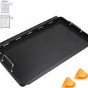 G533-2200-W1 17" Griddle Insert Parts for Charbroil TRU Infrared 4 Burner Grill 463242715 463242716 466242716 466242815 463257520 463276016 463255020 for Charbroil Grill Replacement Parts