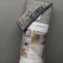 Rugease Washable Area Rug Grey 5FT x 7FT