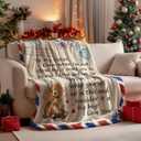 Horaldaily Anniversary Birthday Gift for Sister, 50x60 Inches Fleece Blanket for Mother's Day, Soft Lightweight Plush Cozy Blankets for Bed, Sofa, Couch, Travel, Camping