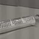 UNISHADES no Drill Cordless Roman Shades for Windows, 35" W 64" H - 100% Blackout - Linen - Mist White