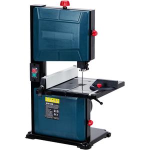8 in Band Saw, ExploreHorizon 0-45 Tilting Range, 3A & 1800RPM Pure Copper Motor Bandsaw, Benchtop Band Saw with Fence and Miter Gauge, for Woodworking Aluminum Plastic
