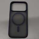 TORRAS Stronger Magnetic & Shockproof for iPhone 17 Pro Max Case, Fit for MagSafe, Military Grade Drop Protection, Camera Control, DIY Button, Slim for iPhone 17 Pro Max Case Translucent Deep Blue