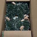 30pcs Mini Christmas Trees, Artificial Christmas Pine Tree Mini Bottle Brush Trees Tabletop, Small Sisal Trees with Wooden Bases, Xmas Holiday Home Decor (Green)