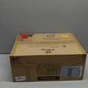 LEDIARY 20" Caged Ceiling Fan with Light and Remote, Low Profile Flush Mount Fandelier, Black Gold Bladeless Enclosed Small Fan Lights Ceiling Fixtures, Rustic Farmhouse Style for Bedroom, Outdoor