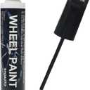SYOAUTO Gloss Black Rim Touch Up Paint, Car Wheel Scratch Repair Touch Up Paint Pen, Universal Color Rim Wheel Paint (Gloss Black)