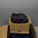 MR&HM Satin Comforter Queen 7 Pieces - Luxurious Pinch Pleat Bedding Set with Comforter, Flat Sheet, Fitted Sheet, Pillowcases & Shams, Super Silky Soft Bed Set for All Season (Queen, Black)