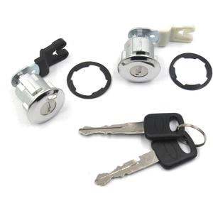 Door Lock Cylinder with Key Set Compatible with Ford E150 E250 E350 Econoline Van F150 F250 F350 Explorer Ranger