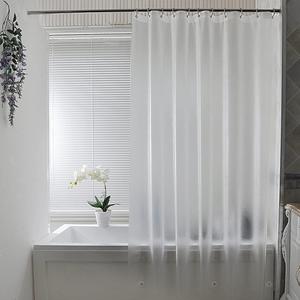 AooHome Extra Long Shower Curtain Liner, Clear Eva Frosted Shower Curtain with 5 Bottom Magnets, Semi Transparent, 72 x 86 Inch (Pure Translucent)