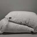 Goose Feathers and Down Pillows, Cotton Cover, Bed Sleeping Hotel Collection Pillows,Set of 2, King Size 20x36 