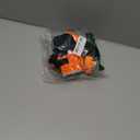 Dog Shoes, Outdoor Dog Boots Non-Slip Waterproof Dog Booties for Medium to Large Dogs 4Pcs for Winter Snowy Day, Summer Hot Pavement with Rugged Sole Orange (Size 6:2.9''x2.5'')(L*W) for 52-70lbs)