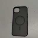 Magnetic for iPhone 13 Case & iPhone 14 Case for MagSafe [10FT Military Grade Protective] Slim Translucent Matte Back Silicone Edge for iPhone 13 / iPhone 14 Phone Case (6.1"), Black