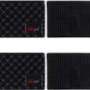 Sticky Dash Pad (4 Pack), Removable and Traceless Car Dashboard Mat with Heat Resistant, Sticky Non-Slip Dashboard Gel Pad for Cell Phone, Sunglasses, Keys, Coins and More (Size: 5.9" x 3.5") (middle)