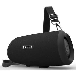 Tribit StormBox Lava Portable Bluetooth Speaker, 80W Loud Wireless Speaker, 24H Playtime, IP67 Waterproof, Bluetooth 5.4, Custom EQ, XBass, Built-in Mic, TWS Pairing for Camping/Beach/Party/Outdoor