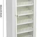 72 Slots Aluminum Alloy Cell Phone Locker with Wheels