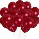 Burgundy balloons 6 pack