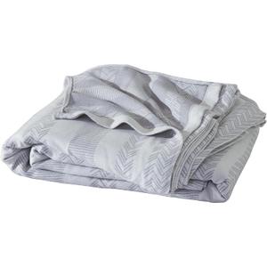 King Size Blanket for Bed-70% Rayon Derived from Bamboo & 30% Cotton Breathable Cooling Blanket for Hot SleepersLightweight and Soft for SummerLight Grey104x90 inches