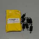 Yoogu 2-1/2 inch (Pack of 7) Overall Length Spring Furniture Replacement Extension Tension Springs Part for Recliner Sofa Trundle Bed Black (12 Turn)