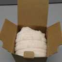 BEDELITE Fluffy Faux Fur Body Pillow Cover with Zipper, Luxury Plush 3D Striped Pillow Cover Ni size  Inches, Super Soft and Cozy Long Body Pillow Pillowcase for Bed Sofa Couch Room Decor(Cream White)