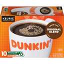 6 x Dunkin' Donuts, Dunkin Donuts Coffee Medium Roast Original Blend K-Cup Pods, 10 Count (EXP 04/09/27)