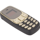 Unlocked Smallest Mobile Phone, 2.7''*1.1'' BM10 Tiny Mini Mobile with Voice Changer Hands Bluetooth Dialer Phone for Students, Support Dual SIM Card (Black Gold)