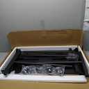 Standing Desk Adjustable Height, Mobile Stand Up Desks with Wheels Small Computer Desk Rolling Desk, Portable Laptop Desk Black Standing Table Sit Stand Home Office Desks 16"x31.5" Height 27"-43.5"