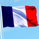 AMZFLAG French Flag 3X5 ft Heavy Duty France Flags for Outdoor Flag of France with 2 Brass Grommets Thick Material