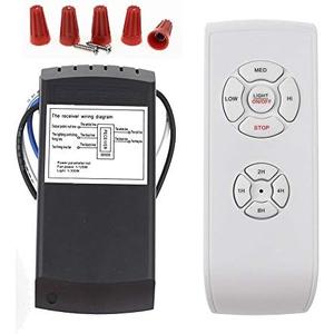 LPHUMEX Universal Ceiling Fan Remote Control Kit, 3-in-1 AC Motor Ceiling Fan Light Timing & Speed Remote, for Hunter/Harbor Breeze/Westinghouse/Honeywell/Other Ceiling Fan lamp