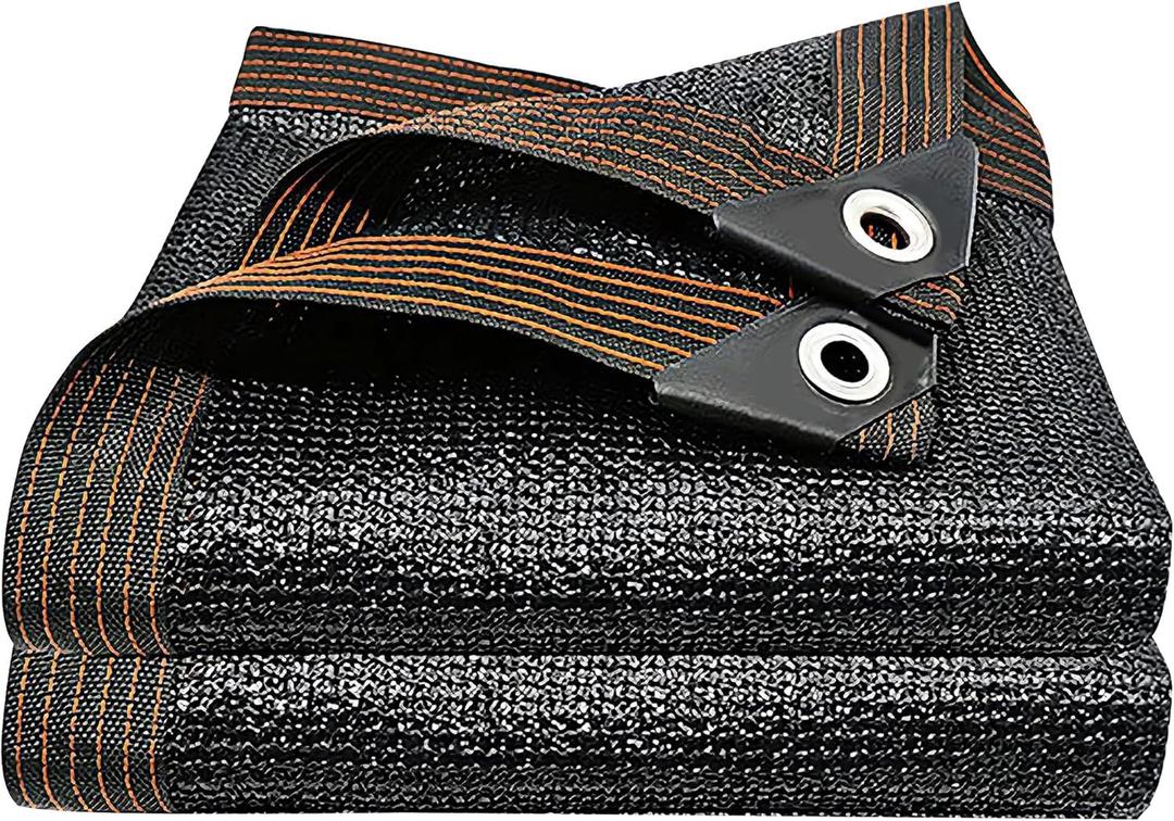 winemana 50% Black Shade Cloth, 3.3 x 6.6 FT Durable Mesh Tarp with Grommets, Garden Sunblock Shade Cloth Shading Anti freezing for Plants Cover, Greenhouse, Barns Kennel, Patio, Tomatoes