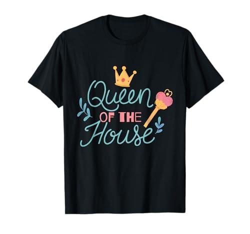 Queen of the House Mothers Day T-Shirt Size L