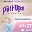 Pull-Ups Girls' Skin Essentials Potty Training Pants, Training Underwear, 4T-5T (38-50 lbs), 46 Ct