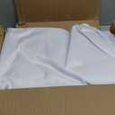Fitable White Tablecloths for Rectangle Tables, 6 Pack - 70 x 120 Inches - Reusable and Washable Table Clothes for 6-8 Ft Tables, Polyester Fabric Table Covers for Wedding, Party, Banquet