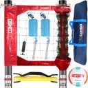 Professional Volleyball Net Set Outdoor Heavy Duty for Backyard Portable, Regulation Size 32’ x 3’