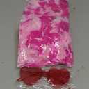 2 Pcs Feather Boas with Heart Rimless Sunglasses4 ft Feather Boa Halloween Christmas Bachelor Party Pack Accessory (Pink Mix)