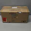 Aspen Creative 22011-3, Three-Light Ceiling Fan Light Kit with Pull Chain, Brushed Nickel Finish with Frosted and Clear Glass Shades, 14" Diameter x 7-3/8" Height, Brushed Nickel