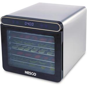 NESCO FD-7SSD Digital Food Dehydrator for Beef Jerky, Dried Fruit and Dog Treats, 7 Stainless Steel Trays, Silver