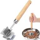 Palksky Meat Chopper Stainless Steel, 6 Curve Blades Meat Masher, 11 Inch Ground Beef Chopper Tool & Hamburger Smasher, Meat Pounder & Multi-Purpose Kitchen Tool