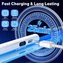 A-PCE iPad Pencil for Apple iPad 2018-2026, Fast Charging Pencil with LED Power Display, Stylus Pen for iPad 11/10/9/8/7/6th Gen, Air 5/4/3/M4/M3/M2, Pro 13"/12.9"/11"/M4, Mini 7/6/5th, White