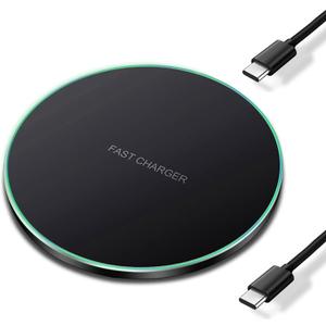20W Fast Wireless Charger Pad,Wireless Phone Charging Station Compatible with iPhone 16 Pro/16/15/14/13/12/11/SE/X/AirPods,15W Fast Charge for Samsung Galaxy S24/S23/S22/S21/Note/Buds,Pixel,LG (Black)