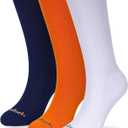 MONFOOT Women's and Men's 3-8 Pairs Athletic Cushion Crew Socks Multi