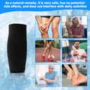 Hot & Cold Therapies Compression Sleeves Gel Ice Pack, Reusable Gel Cold Packs for Elbow, Calf, Ankle, Knee, Therapy Sprains, Arthritis, Elbow Pain, Tendonitis, Meniscus, ACL, MCL Pain Relief-Small