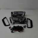 Driving Fog Lights Lamps Replacement for Honda Accord 2013 2014 2015 4-door Sedan with H11 12V 55W Halogen Bulbs HO2593132 HO2592132 (Clear Lens)