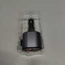 Retractable Car Charger,5 in 1 Fast Cars Phone Charger 90W,Bluetooth 5.3 FM Transmitter Adapter,Handsfree Call,2 Retractable Cables and USB Chargers for iPhone17/16 15/14/13 (Black)