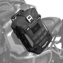 Rhinowalk Motorcycle Crash Bar Bag Waterproof Expandable Saddlebag with Secure Mounting Shoulder Strap (1pc)